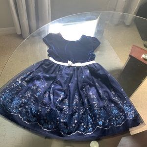 Jona Michelle blue and glitter dress
